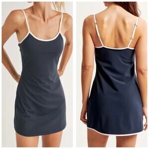 Abercrombie & Fitch Traveler Mini Dress Size XL Navy Tennis Workout